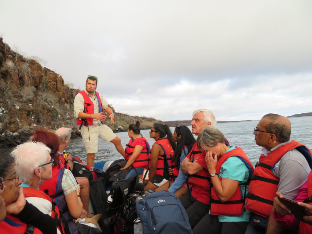 Enjoying Excursion at Baltra Island Galapagos