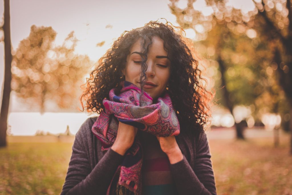 Girl with Scarf