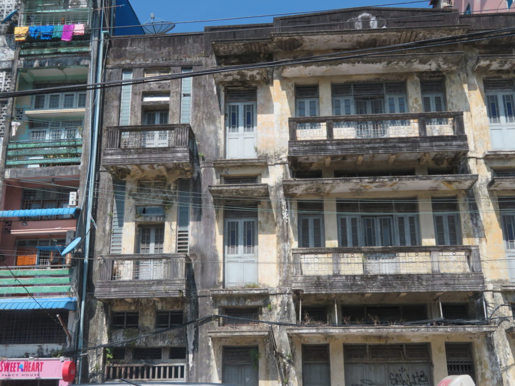 Building Yangon Myanmar