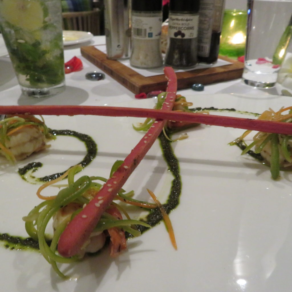 Impressive Food Presentation at Long Beach Hotel