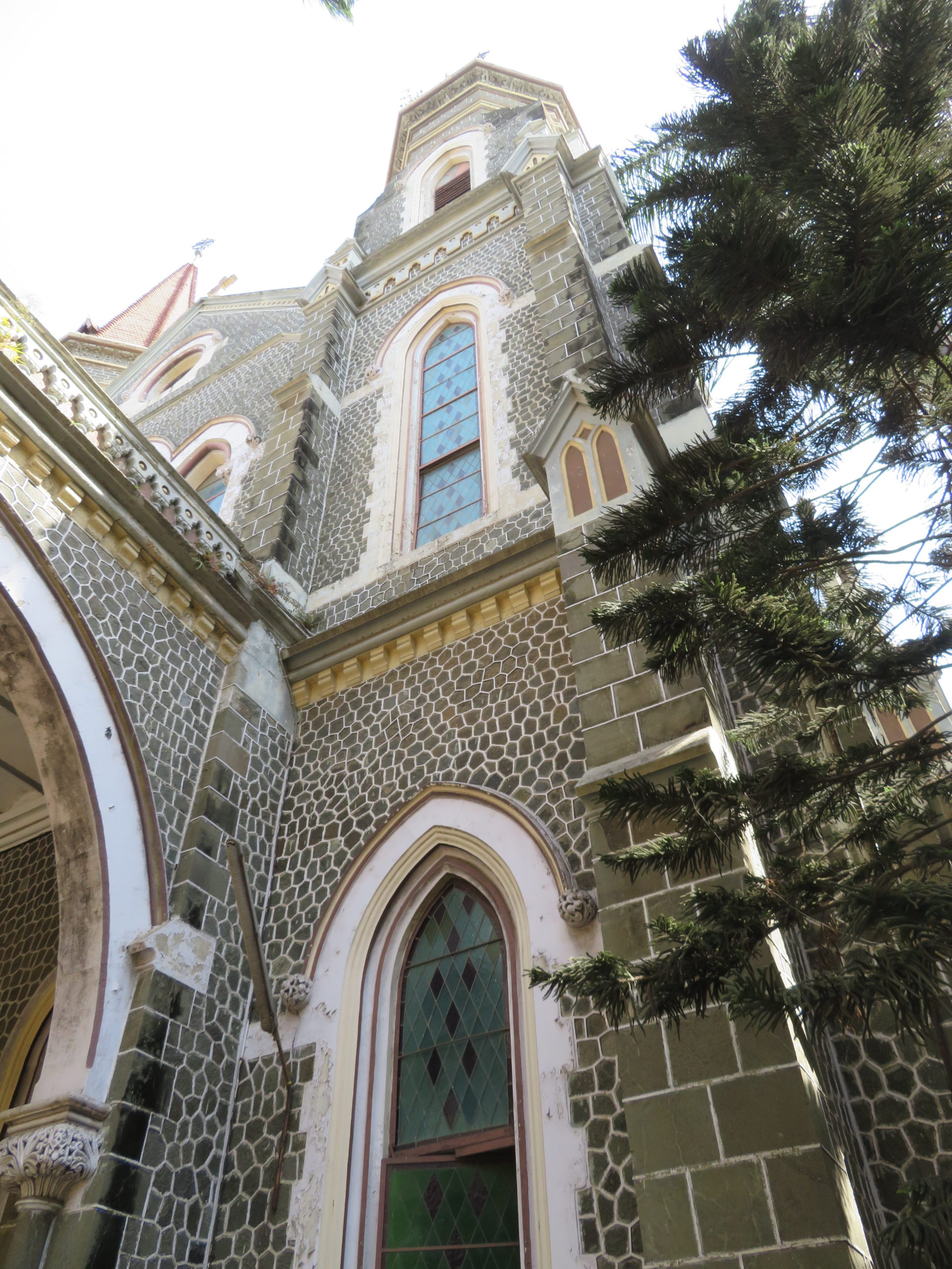 Outside Shot of the Cathedral Of The Holy Name Mumbai India