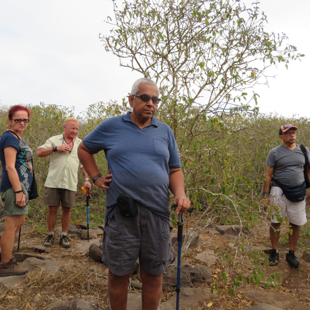 Enjoying a Hike Walking In Galapagos