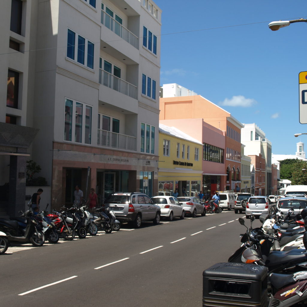 Busy Street In Bermuda