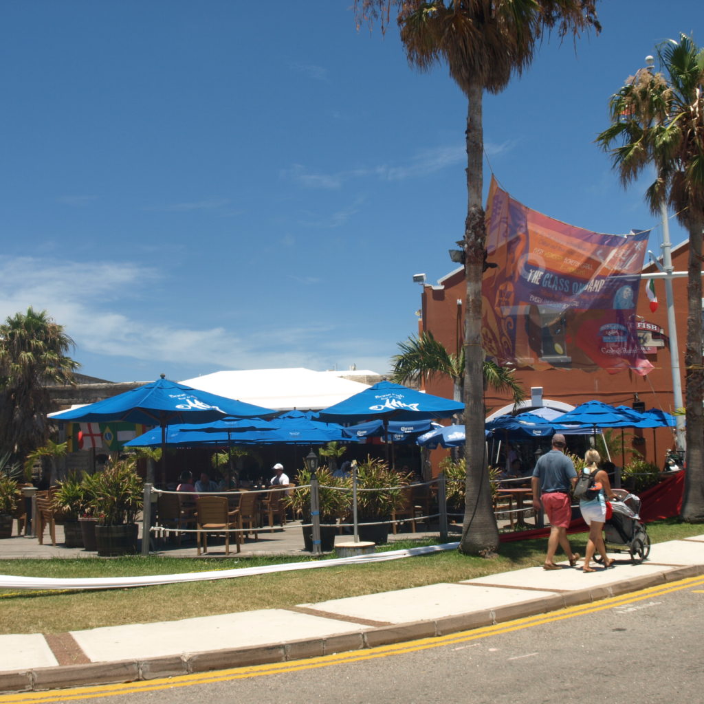 Tourists Enjoying Dockyard