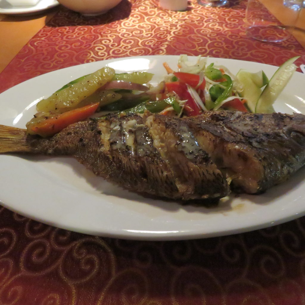 Plate of Grilled Fish In Bangladesh