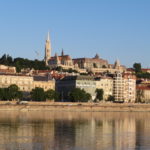 Magnificent View of Buda Side of Budapest Hungary from Danube