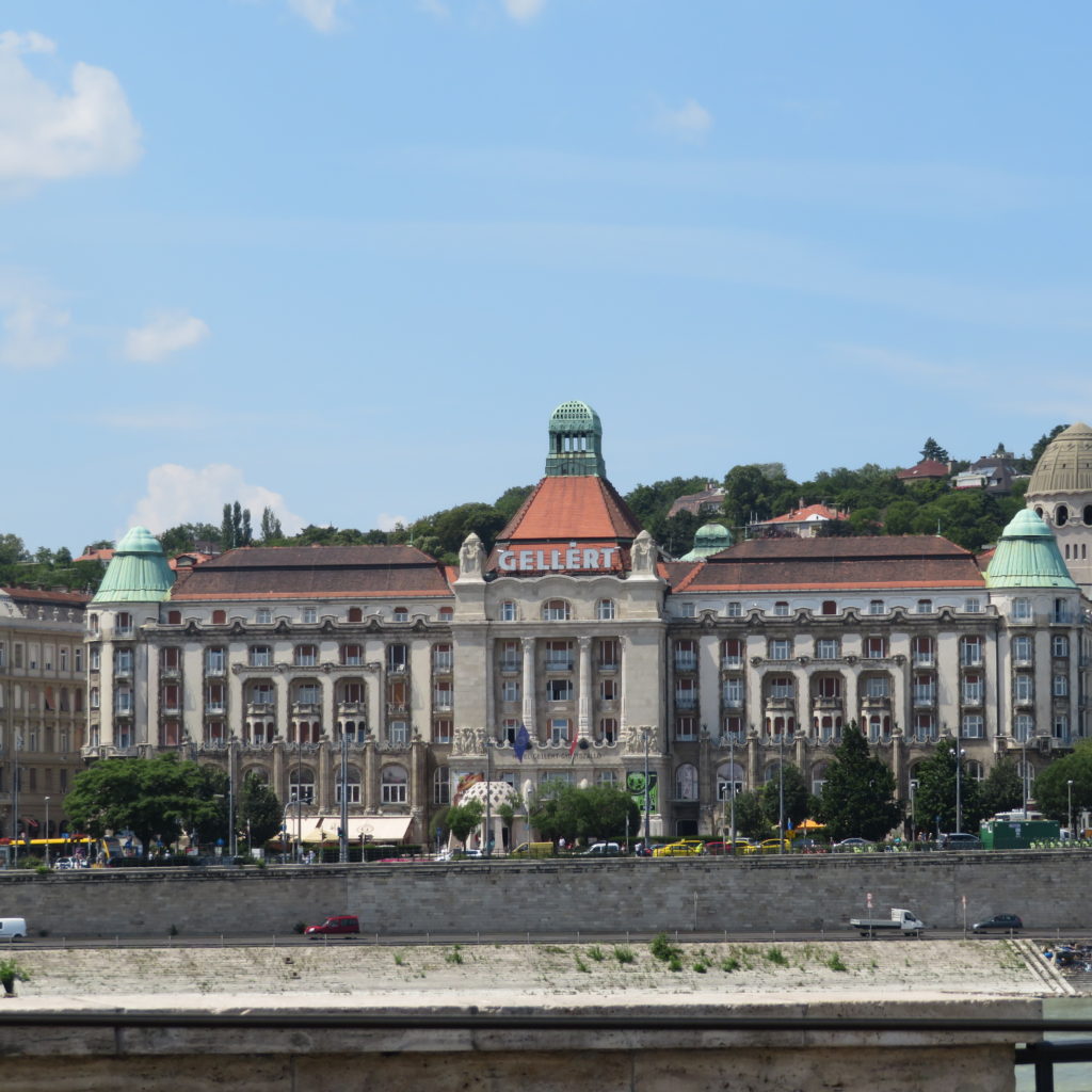 Beautiful Building on Pest Side of Budapest Hungary