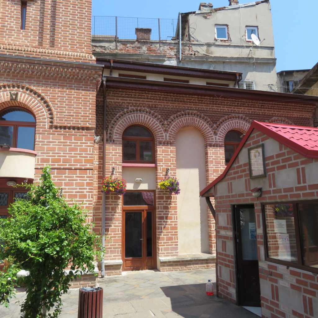 Beautiful Buildings at Old Town of Bucharest Romania