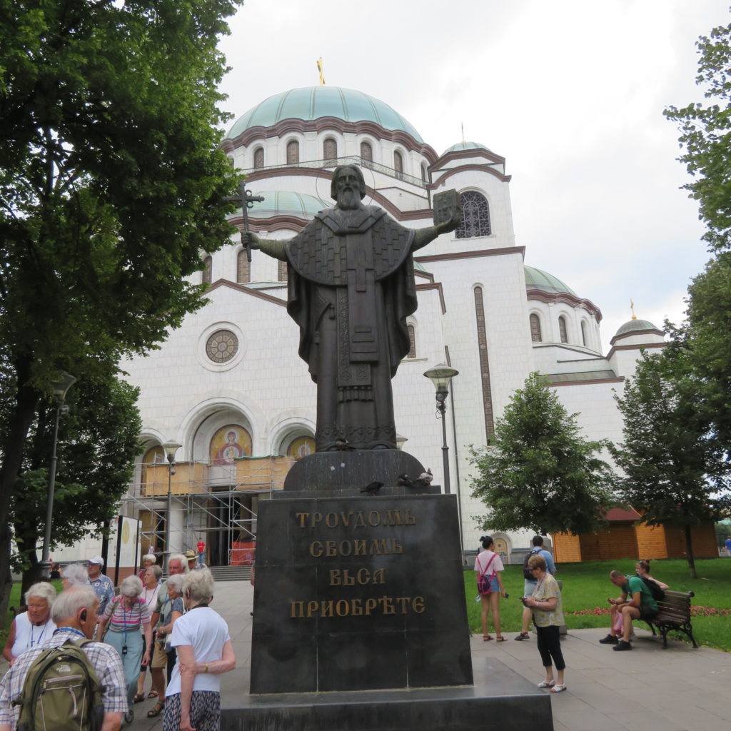 Beautiful St. Sava Orthodox Cathedral in Belgrade Serbia