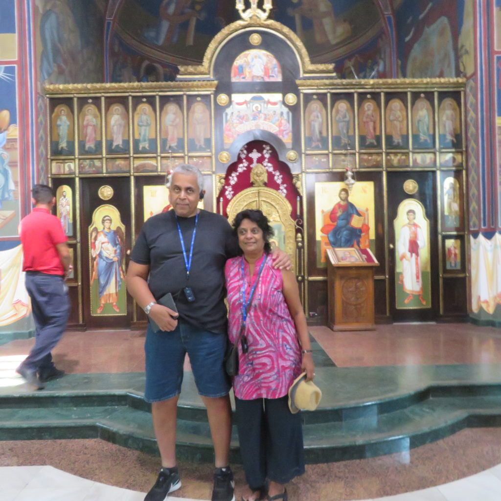 Beautiful Interior of Orthodox Church in Belgrade