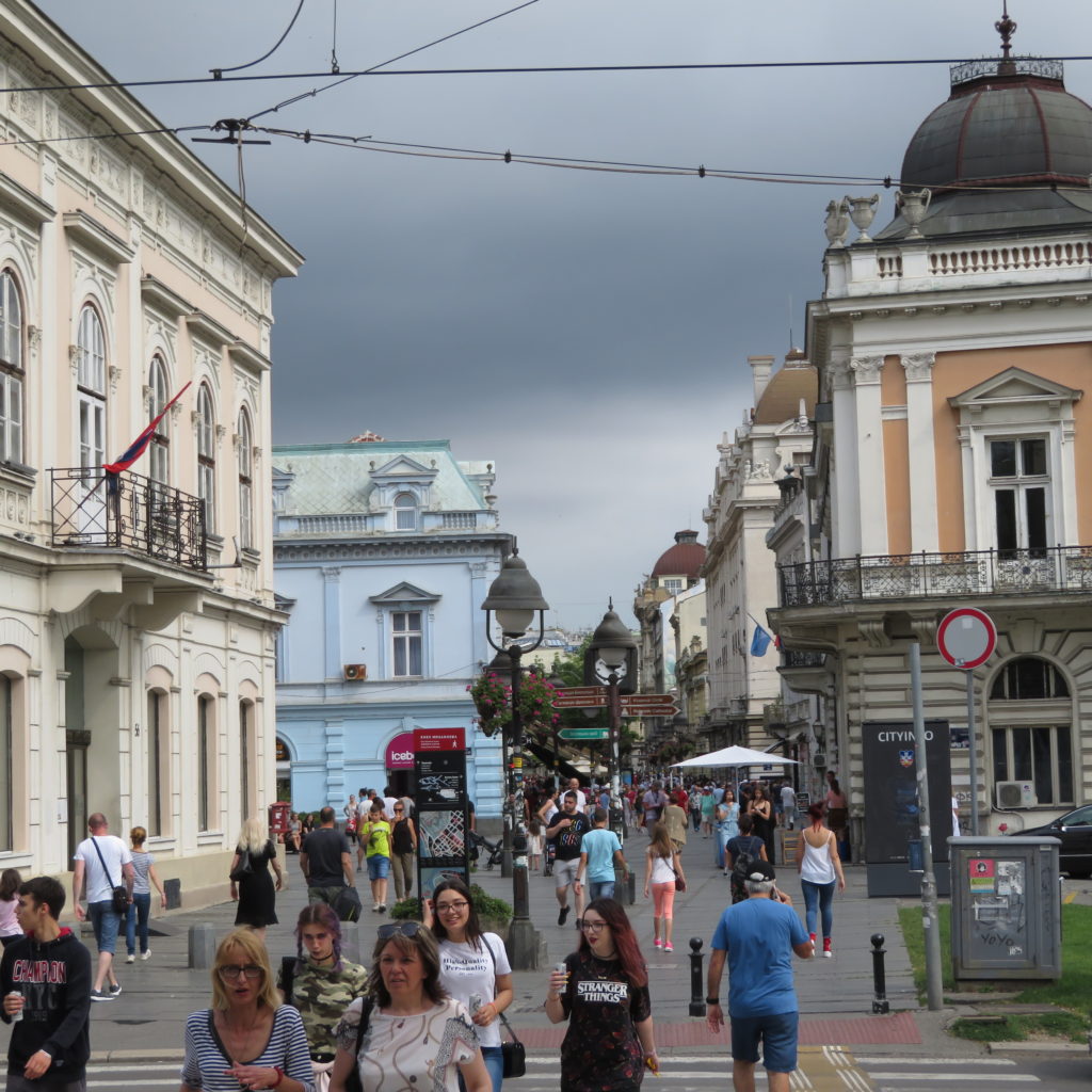 View of Downtown Belgrade Serbia