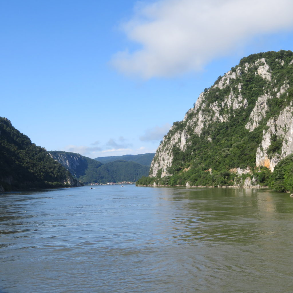 Sailing Through the Beautiful Iron Gate Gorge