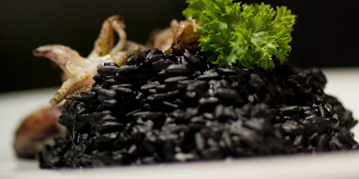 Famous Black Risotto in Croatia