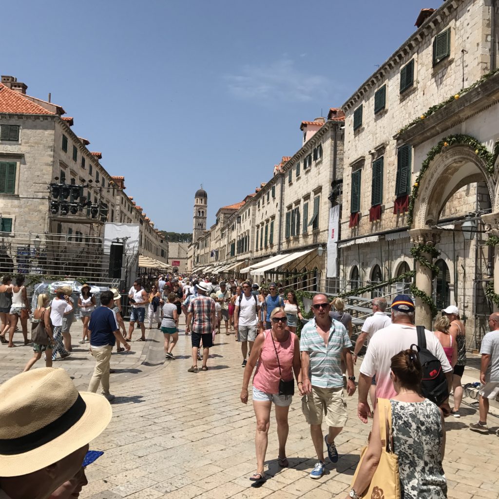 Old Town Dubrovnik Full of Tourists