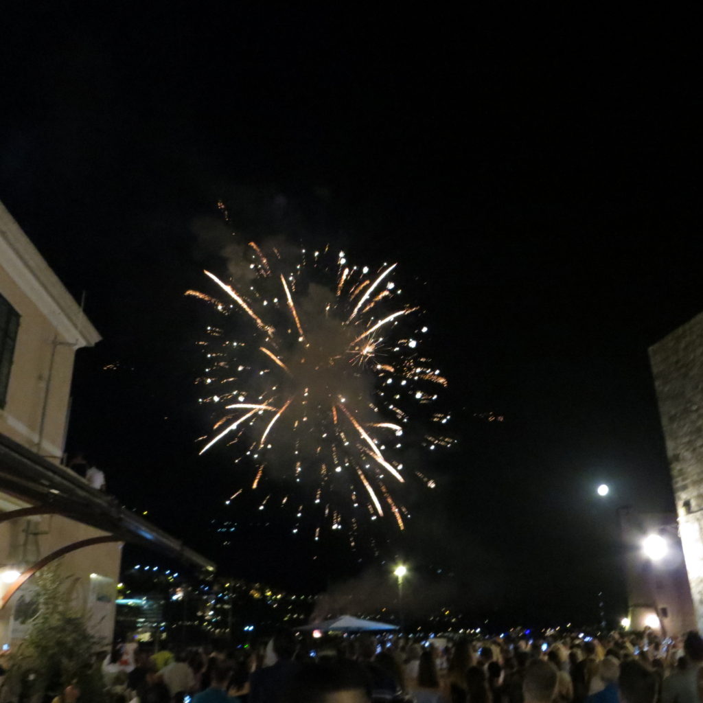 Fireworks at Old Town Dubrovnik