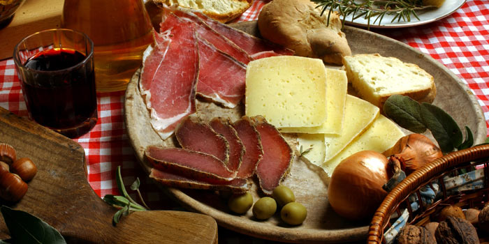 Yummy Istrian Ham Plate in Croatia
