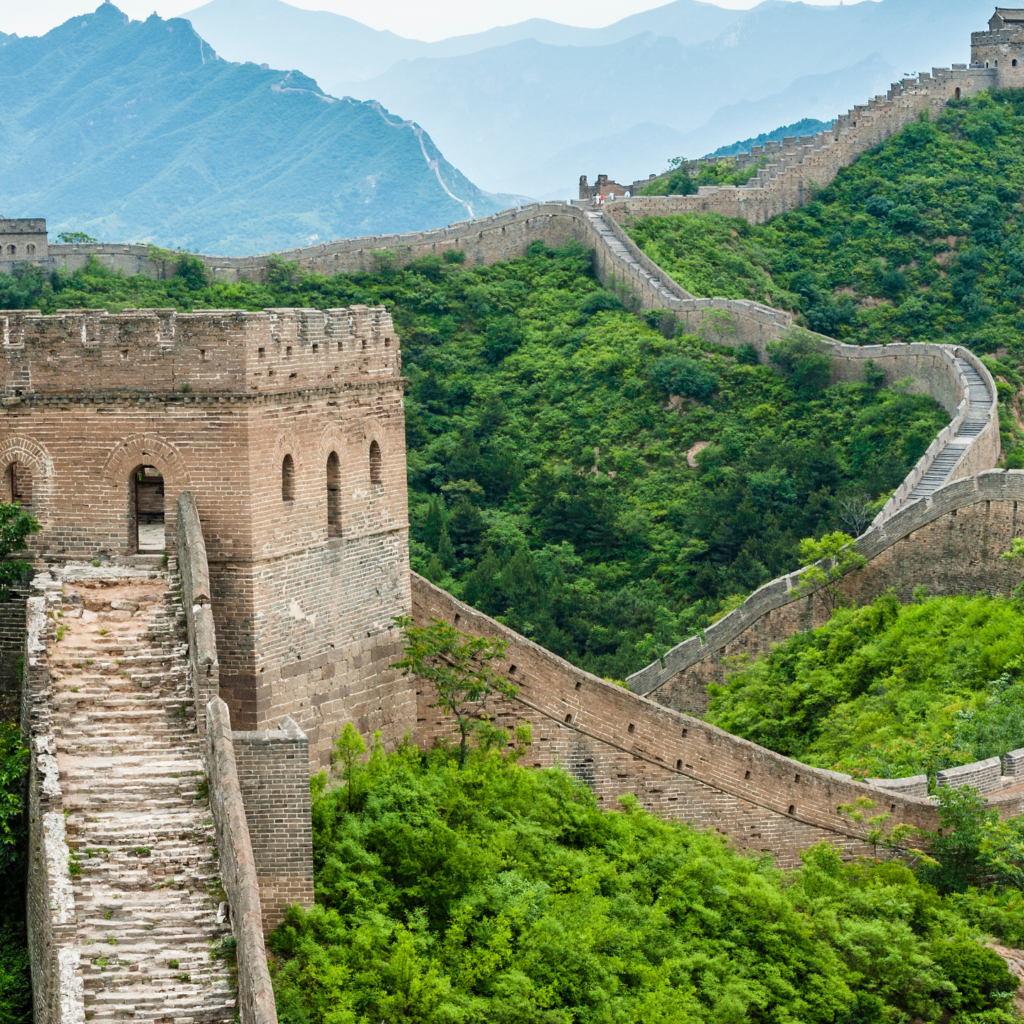 Great View of Great Wall of China
