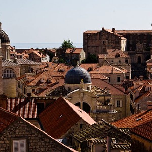Beautiful View of Rooftops in Dubrovnik