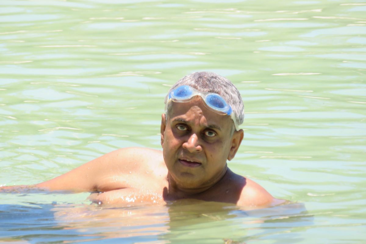 Taking a Dip at the Ile Aux Cerfs Island Mauritius