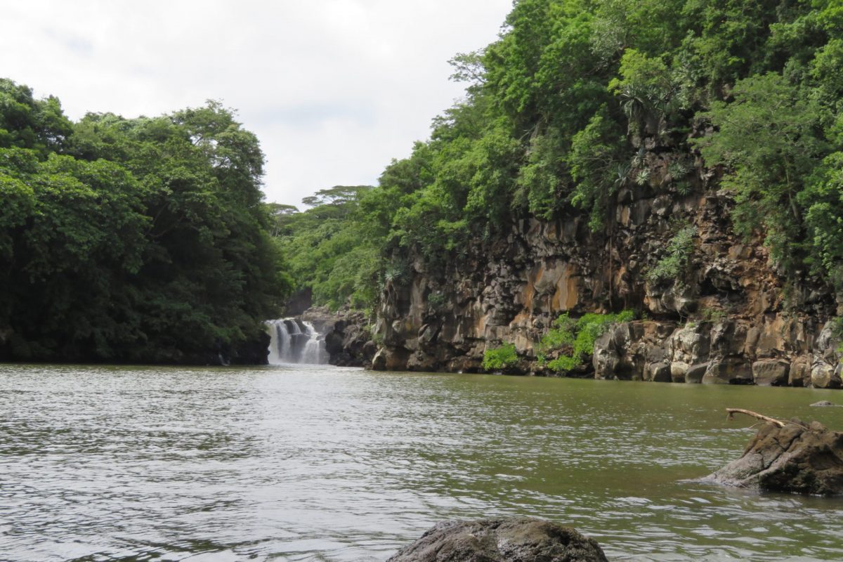 Waterfall in Eastern Mauritius