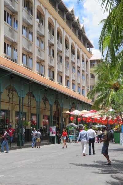 Busy Street at Port Louis Mauritius