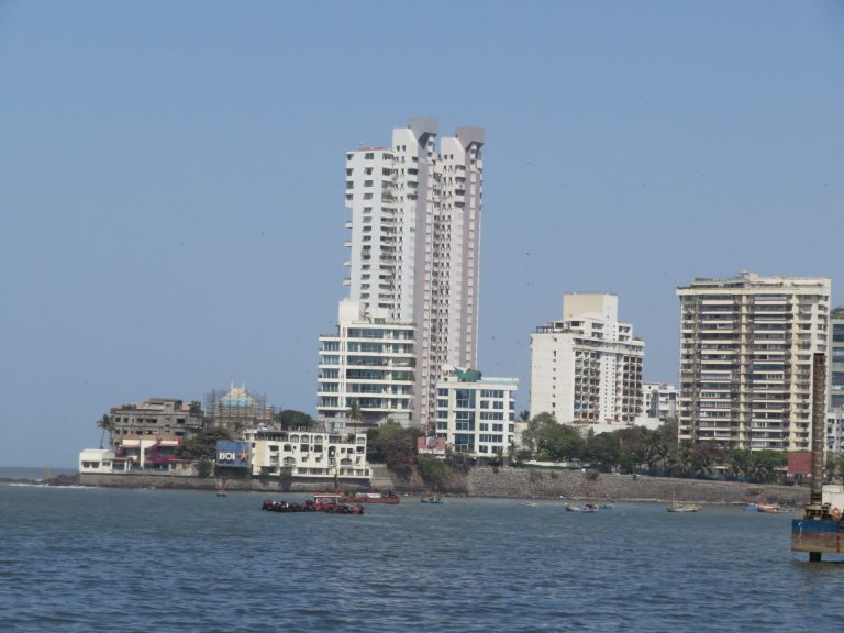 Mumbai's Skyline from the Marine Drive Mumbai India