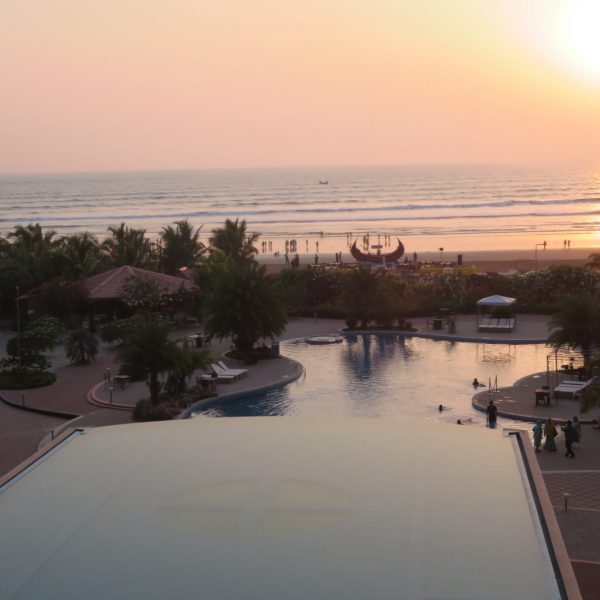 Sunset Over Bay Of Bengal At Cox's Bazar