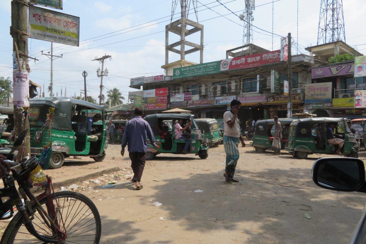 Busy Village Scene Close To Cox's Bazar Bangladesh