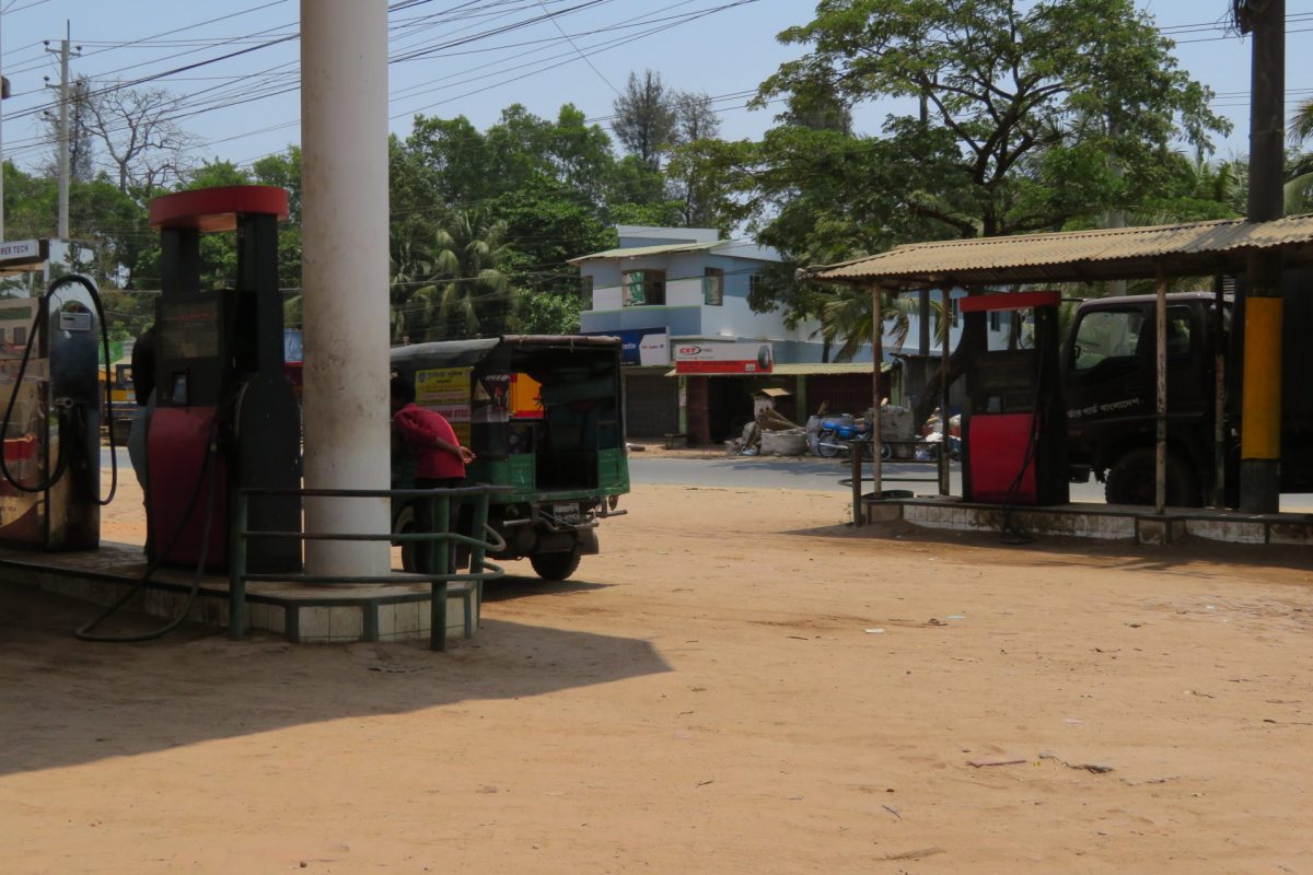 Vehicles At Gas Station Near Cox's Bazar