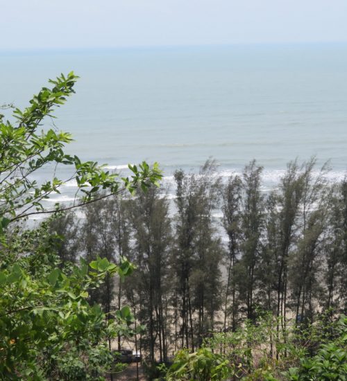 View Of Bay Of Bengal From Himchari Bangladesh