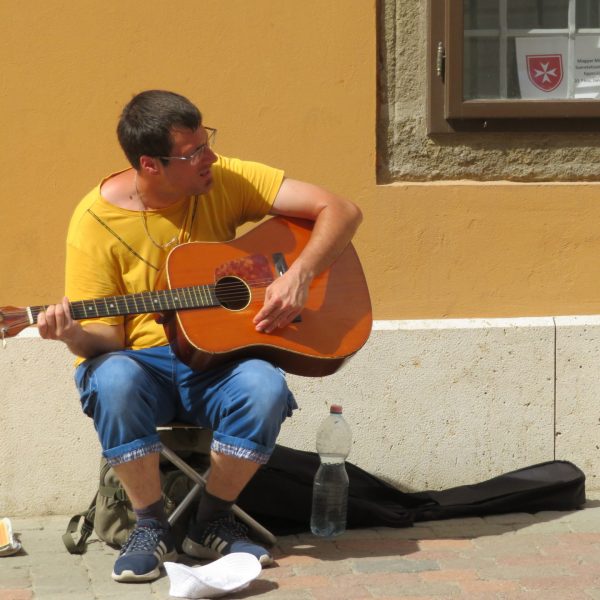 Street Musician at Pecs Hungary