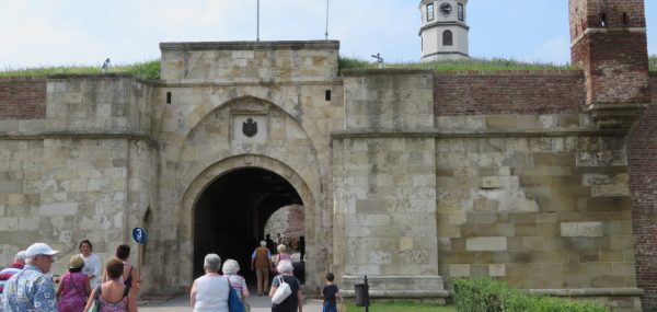 View of Fortress at Kalemegdan Park in Belgrade Serbia