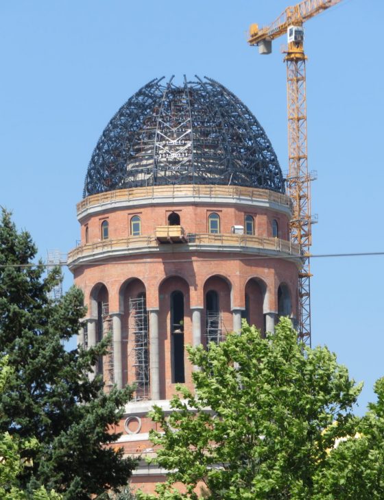 Dome of Church Next to Parliamant of Bucharest