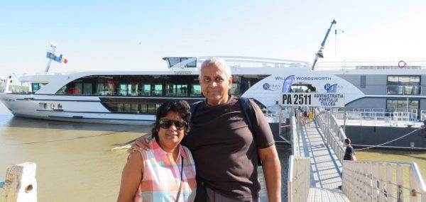 Posing on Arrival at the Danube Delta Romania