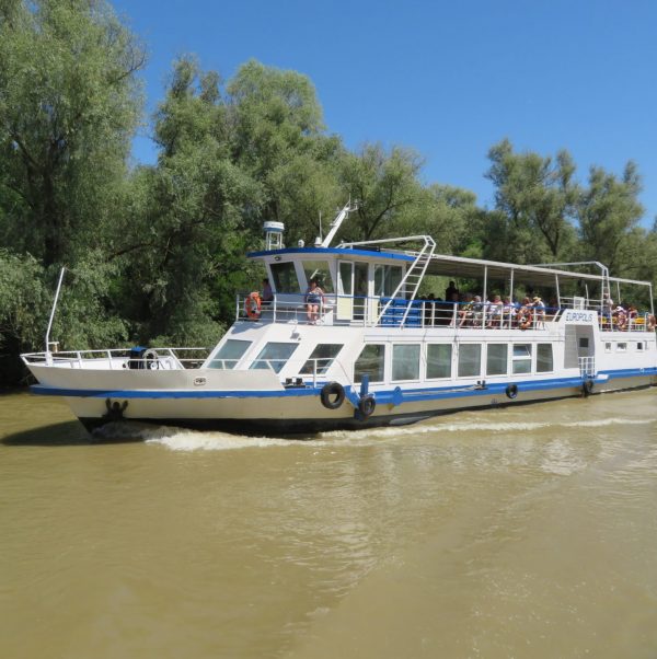 Sightseeing Boat at Danube Delta Romania