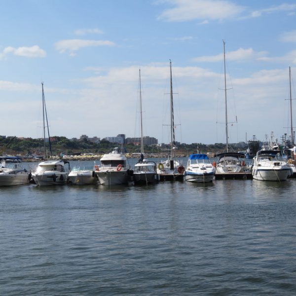 Boats Moored at the Beautiful Marina at Constanta