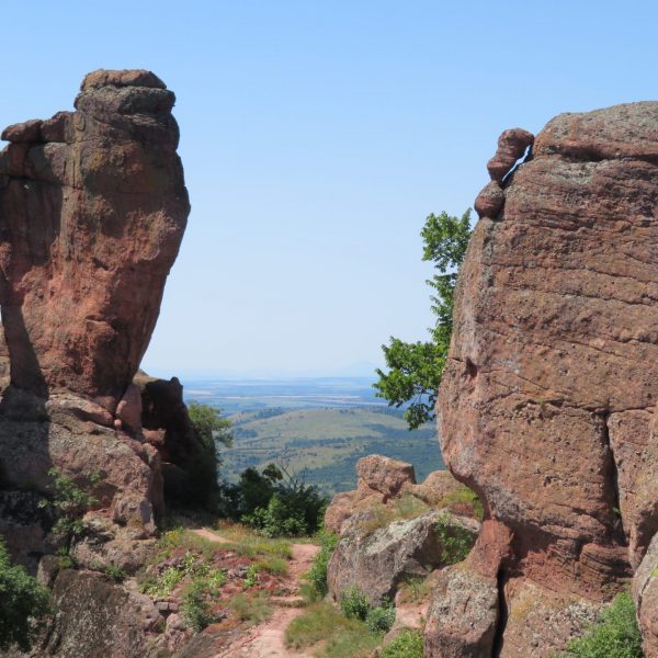 At the Belogradchik Rock Formations Bulgaria