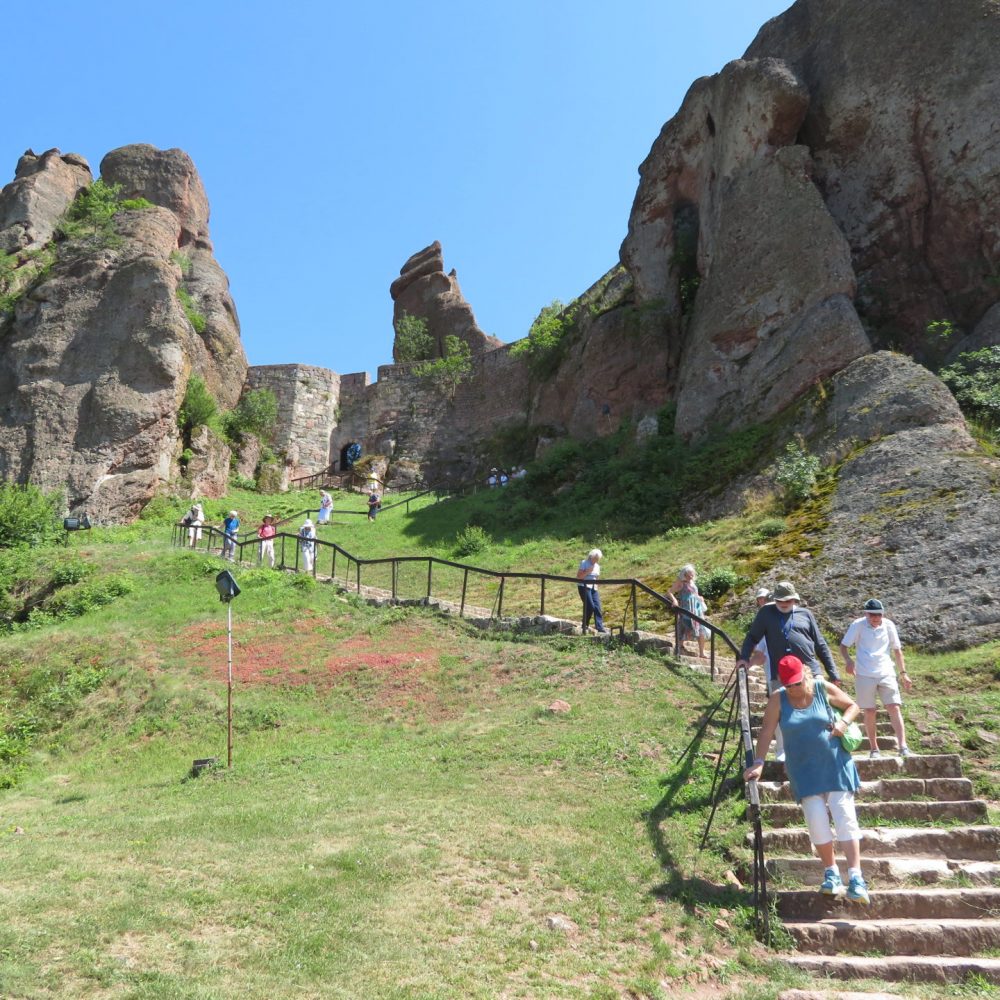 Hiking Up to See Medieval Fort at Belogradchik in Bulgaria