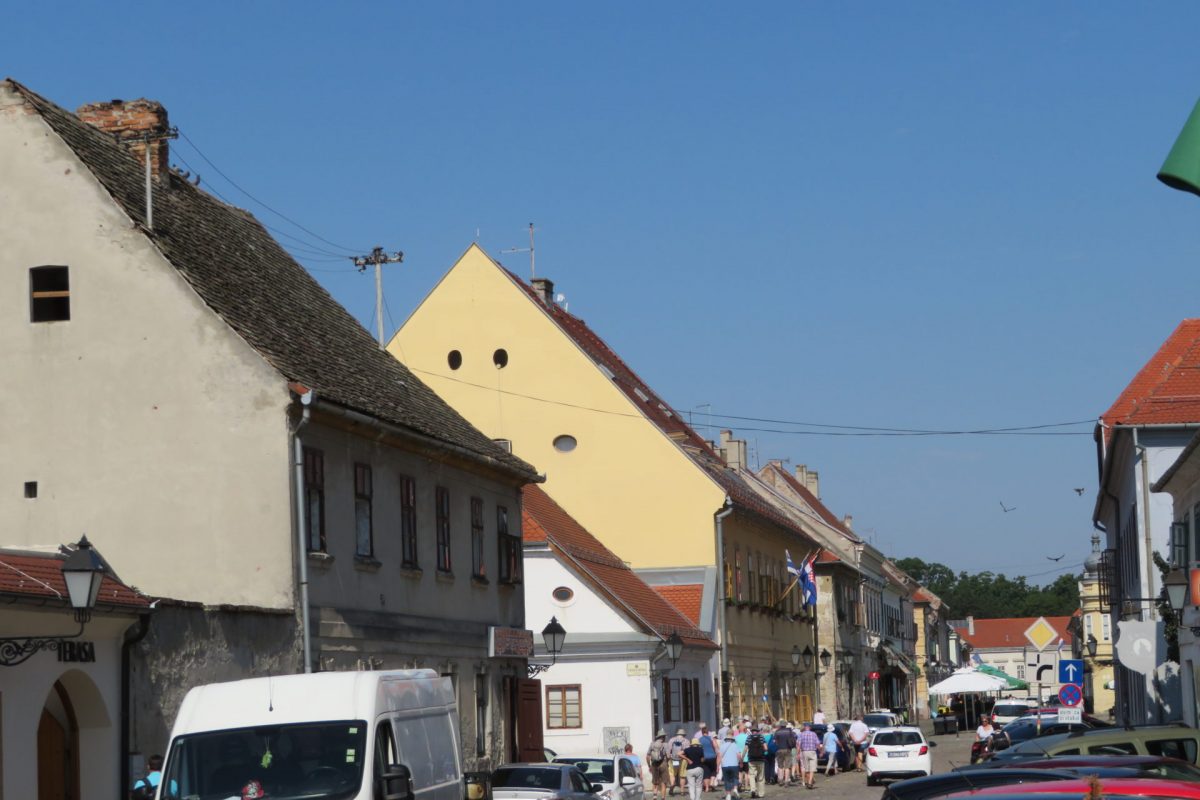 Busy Street at Osijek Croatia