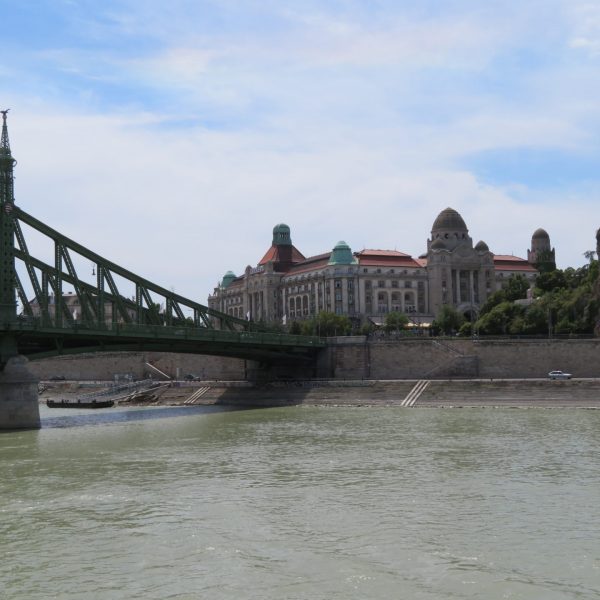 Bridge Across Danube at Budapest Hungary