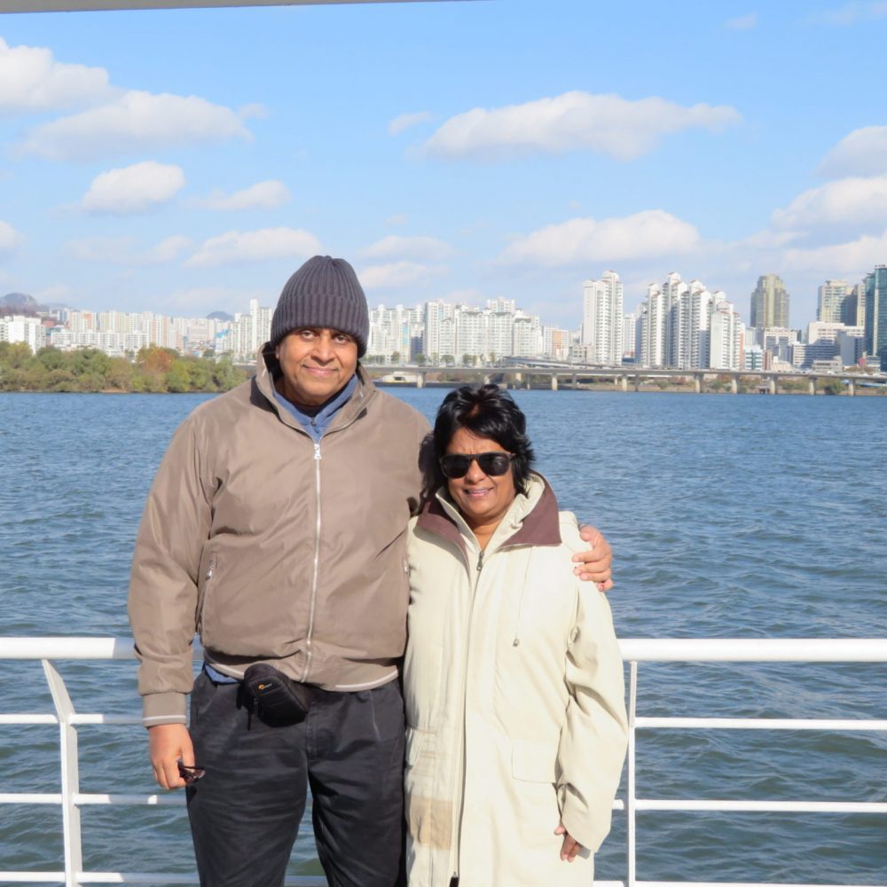 Enjoying Cruise on Han River Seoul South Korea