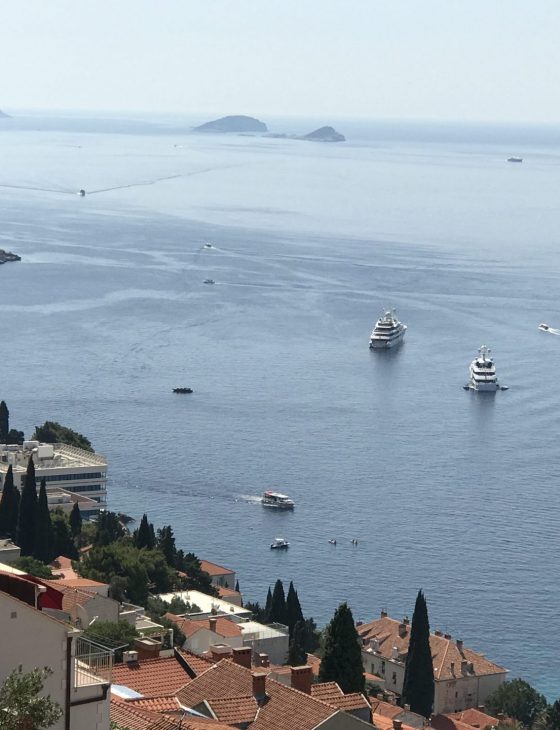 Adriatic Sea at Dubrovnik Croatia