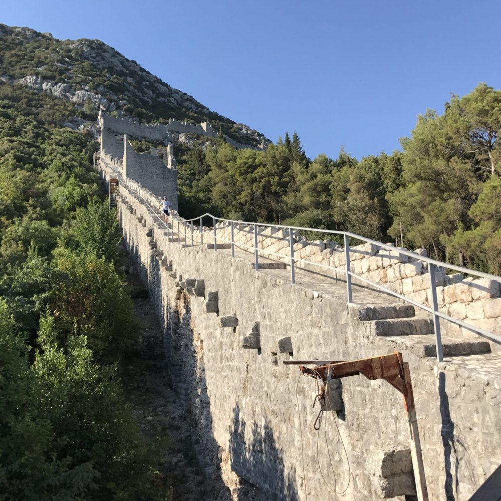 Medieval Walls at Ston Croatia