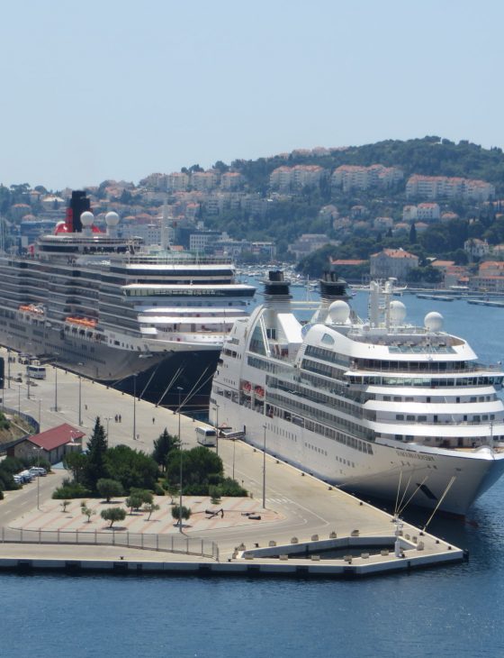 Cruise Ships at Dubrovnik Croatia