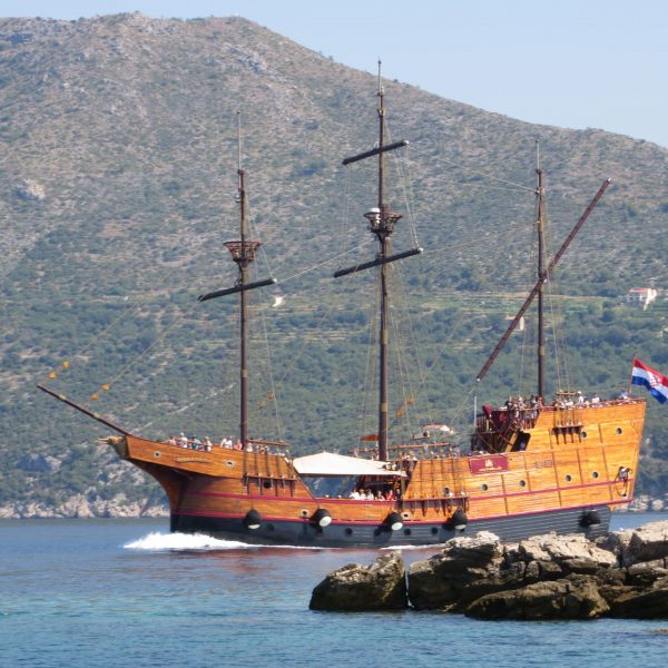 Tall Ship at Dubrovnik Croatia