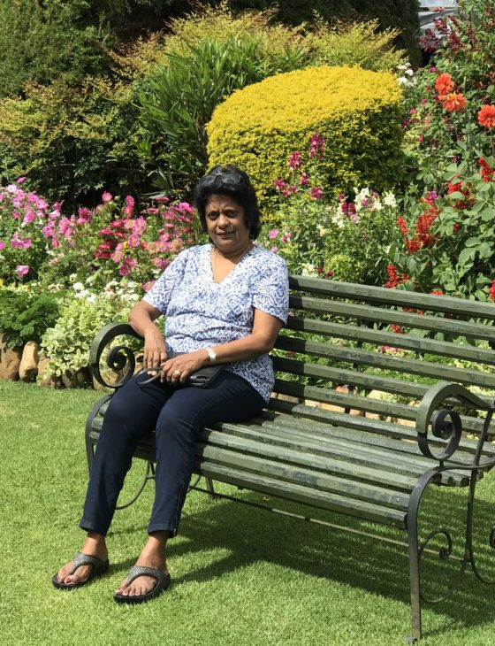 Posing at Hill Club Garden Nuwara Eliya