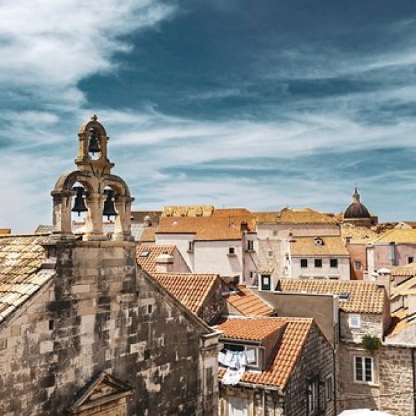 View of Old Town Dubrovnik from Medieval Walls