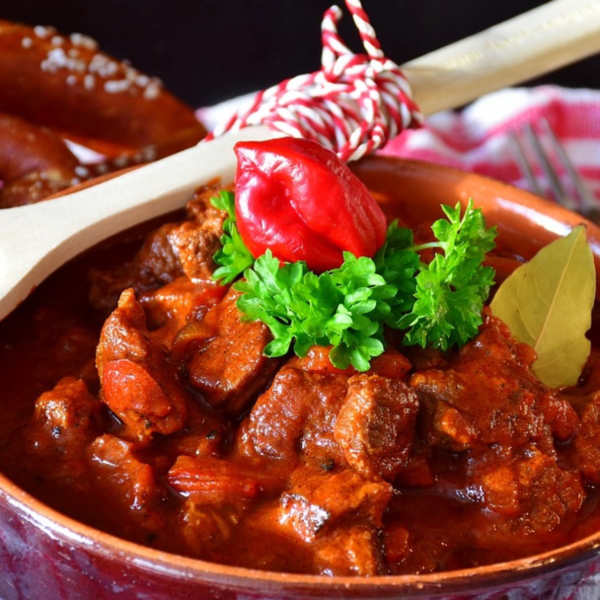 Dish of Hungarian Beef Goulash